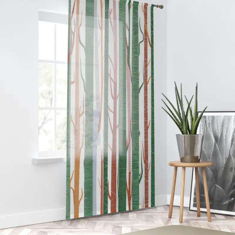 Transform your Space with Cozy Comfort Curtains for a Serene Oasis - Sheer / White / 50’’ × 84’’ Home Decor