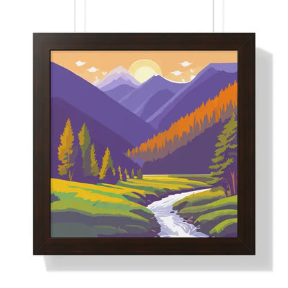 Elevate Your Home With Our Stunning Dawn Landscape Poster