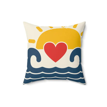 Transform your Space with Stylish Sun & Waves Pillows - 16’’ × Home Decor