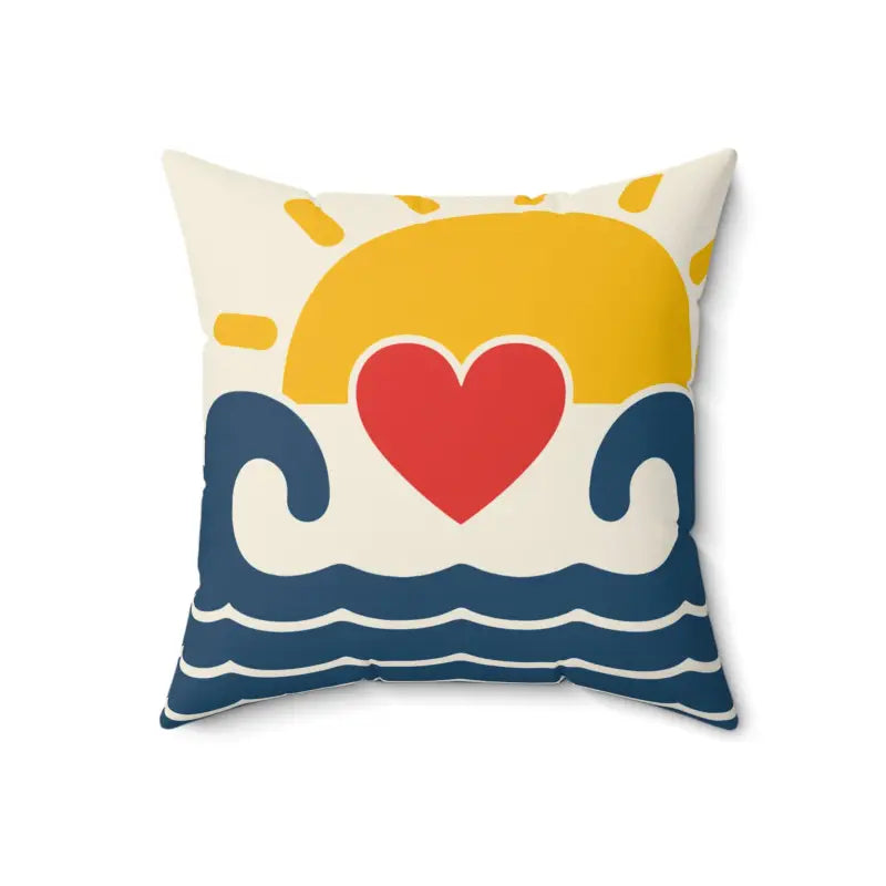 Transform your Space with Stylish Sun & Waves Pillows - 18’’ × Home Decor