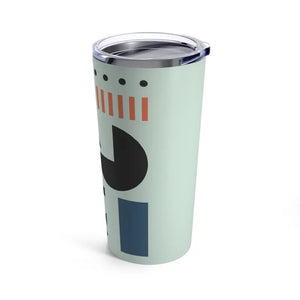 Abstract Art Tumbler 20oz Stainless Steel Bold Design - Dipaliz - Tumblers