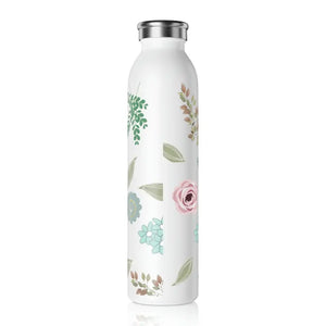 Slim Water Bottle - Chic Hydration Style - Dipaliz - 20oz / White - Bottles