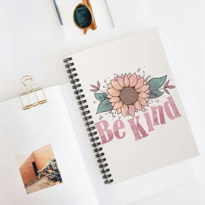 Kind Spiral Notebook Ruled Line - Stylish Daily Notes - Dipaliz - one Size - Notebooks & Notepads