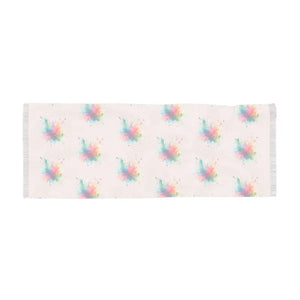 Vibrant Splatter Scarf - Fashion-forward Statement Piece - Dipaliz - 27’’ × 73’’ - Scarves