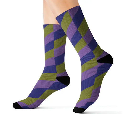 Elevate Style with Trendy Dipaliz Sublimation Socks - m