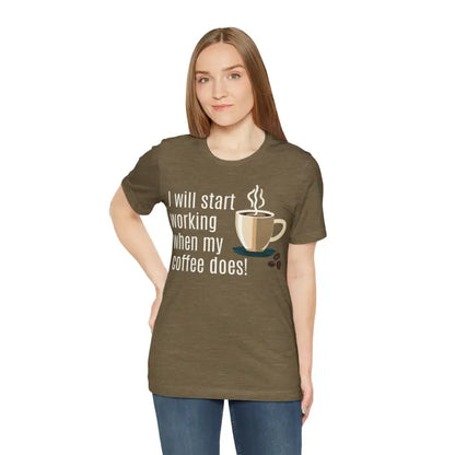 Unisex Jersey Short Sleeve Tee: Comfort Meets Style - Heather Olive / s T-shirt