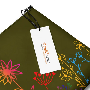 Rainbow Colored Crossbody Bag with Vibrant Floral Design - Dipaliz - Cross Body Bags