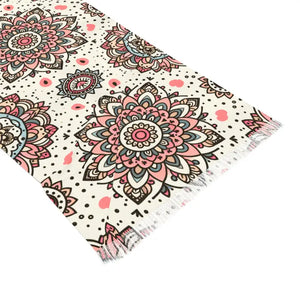 Geometric Print Scarf - Stylish Brand Statement - Dipaliz - 27’’ × 73’’ - Scarves & Shawls