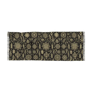 Nature Print Scarf - Stylish Polyester Luxury Accessory - Dipaliz - 27’’ × 73’’ - Scarves & Shawls