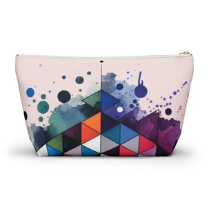 Vibrant Abstract Art Pouch - Stylish Organizer - Dipaliz - Cosmetic & Toiletry Bags