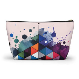 Vibrant Abstract Art Pouch - Stylish Organizer - Dipaliz - Cosmetic & Toiletry Bags