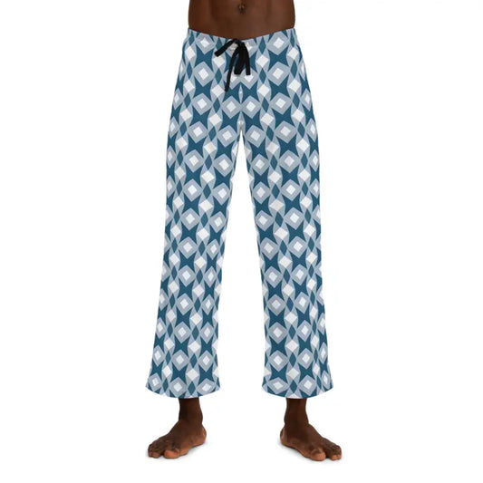 Elevate your Style in Dipaliz Men’s Pajama Pants - Xs / White Stitching All Over Prints