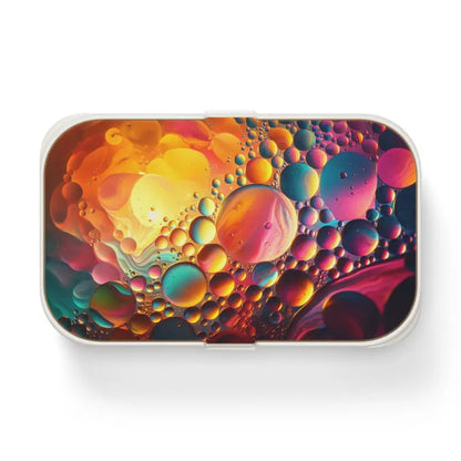 Elevate Lunchtime with an Abstract Art Bento Lunch Box - one Size Accessories