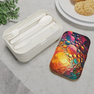 Bento Lunch Box Abstract Art Design Meal Carrier - Dipaliz - one Size - Sets