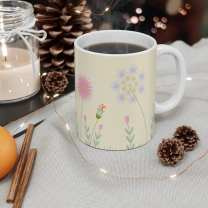 Elevate your Morning with the Flower Field Mug - 11oz