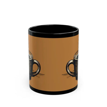 Kickstart your Day with a Sleek Black Ceramic Coffee Mug