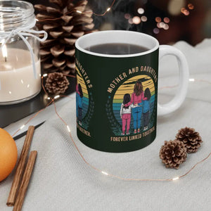 Daughters Ceramic Mug - Vibrant Mother Bond Design - Dipaliz - 11oz - Mugs