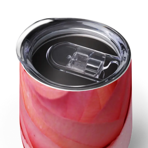Flower Petals Wine Tumbler - Insulated Chic Drinkware - Dipaliz - Tumblers
