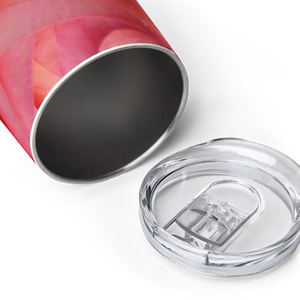 Flower Petals Wine Tumbler - Insulated Chic Drinkware - Dipaliz - Tumblers