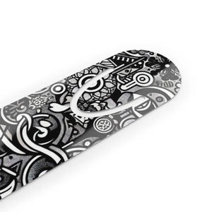 Black Abstract Pattern Bookmark - Stylish Reading Marker - Dipaliz - one Size / White - Bookmarks