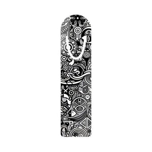 Black Abstract Pattern Bookmark - Stylish Reading Marker - Dipaliz - one Size / White - Bookmarks