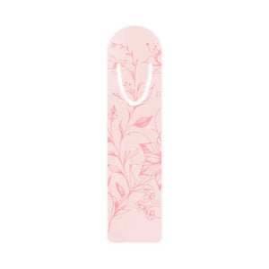 Floral Aluminum Bookmark Pink Vines Flowers Elegant Style Dipaliz - one Size / White - Bookmarks
