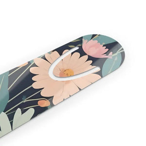Floral Aluminum Bookmark - Chic Women’s Fashion Accessory - Dipaliz - one Size / White - Bookmarks