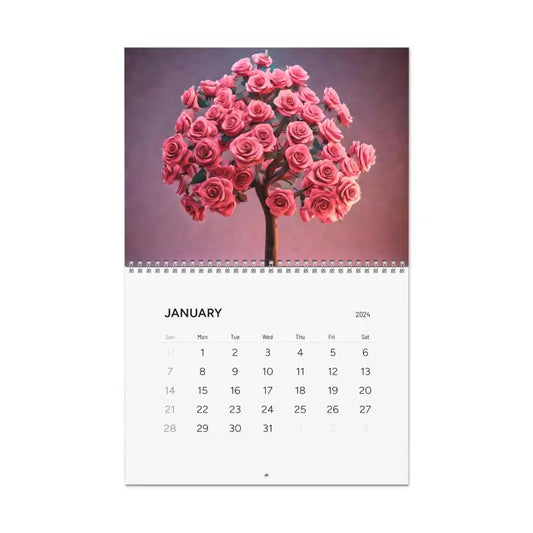 Elevate Your Space With 2024 Flower Wall Calendars