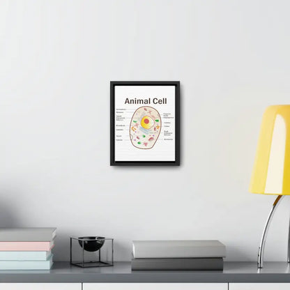 Elevate your Space: Animal Cell Diagram Gallery Canvas Wrap