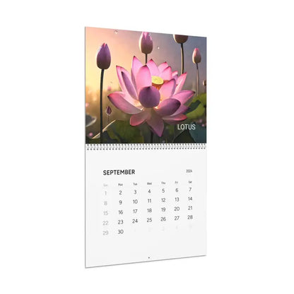 Elevate Your Space With The Beautiful 2024 Rain Drops Floral Calendar!
