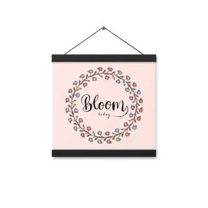Bloom Today Gallery Wall Hanger - Transform your Space - Dipaliz - Black / 12″×12″ - Posters Prints & Visual Artwork