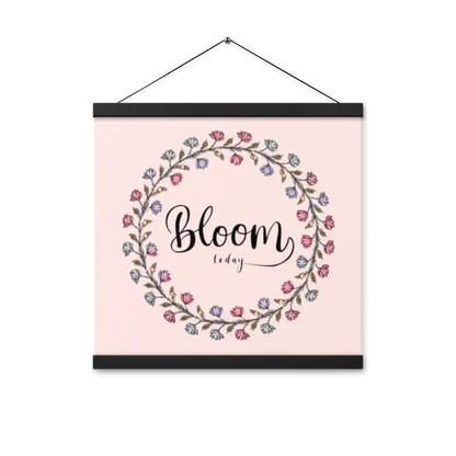 Elevate your Space with Bloom Today’s Gallery Wall Art - Black / 16″×16″ Home Decor