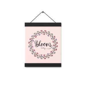 Bloom Today Gallery Wall Hanger - Transform your Space - Dipaliz - Black / 8″×10″ - Posters Prints & Visual Artwork