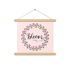 Bloom Today Gallery Wall Hanger - Transform your Space - Dipaliz - Oak / 14″×14″ - Posters Prints & Visual Artwork