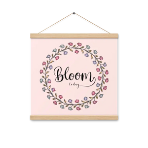 Bloom Today Gallery Wall Hanger - Transform your Space - Dipaliz - Oak / 16″×16″ - Posters Prints & Visual Artwork