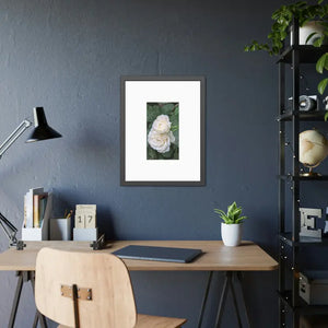 Framed Paper Posters White Roses Fine Art - Dipaliz - Prints & Visual Artwork