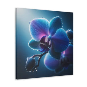 Canvas - Stunning Blue Orchid Gallery Wraps - Dipaliz 24″ x / 1.25’’