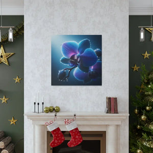 Canvas - Stunning Blue Orchid Gallery Wraps - Dipaliz
