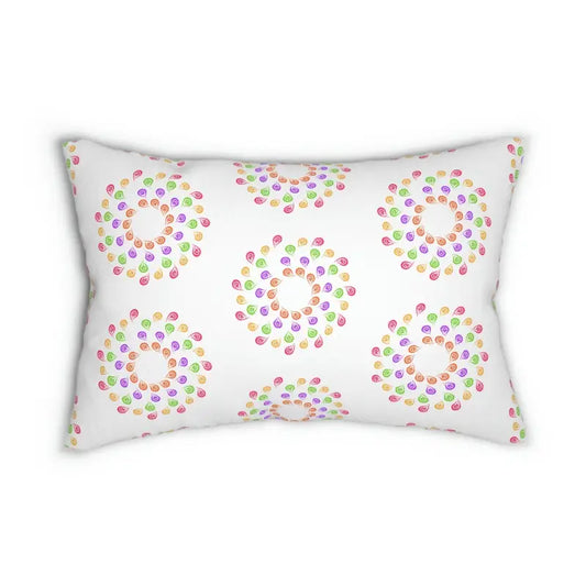 Upgrade your Decor with a Colorful Polyester Lumbar Pillow - 20’’ × 14’’ Home