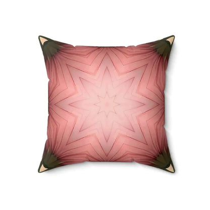 Coral Dream Abstract Polyester Pillow - Add a Pop of Color! - 18’’ × Home Decor