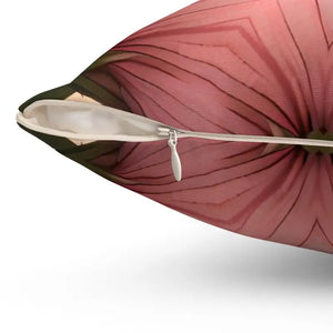 Coral Abstract Pattern Polyester Square Pillow - Dipaliz - Throw Pillows