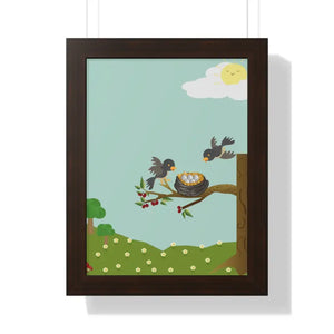 Framed Vertical Poster - Natural Style Wall Art - Dipaliz - 12″ x 16″ / Walnut - Posters Prints & Visual Artwork