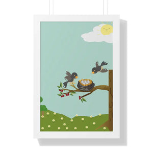 Framed Vertical Poster - Natural Style Wall Art - Dipaliz - 16″ x 24″ / White - Posters Prints & Visual Artwork