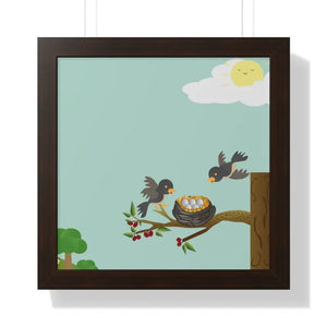 Framed Vertical Poster - Natural Style Wall Art - Dipaliz - 16″ x / Walnut - Posters Prints & Visual Artwork