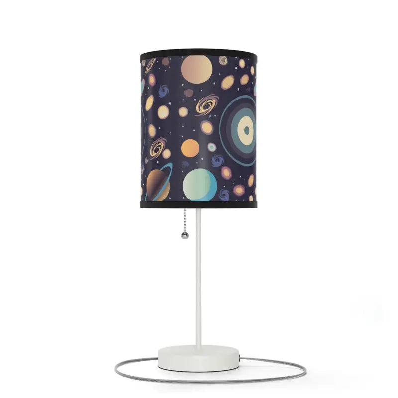 Transform your Room with Galaxy Steel Lamp Base! - Home Decor