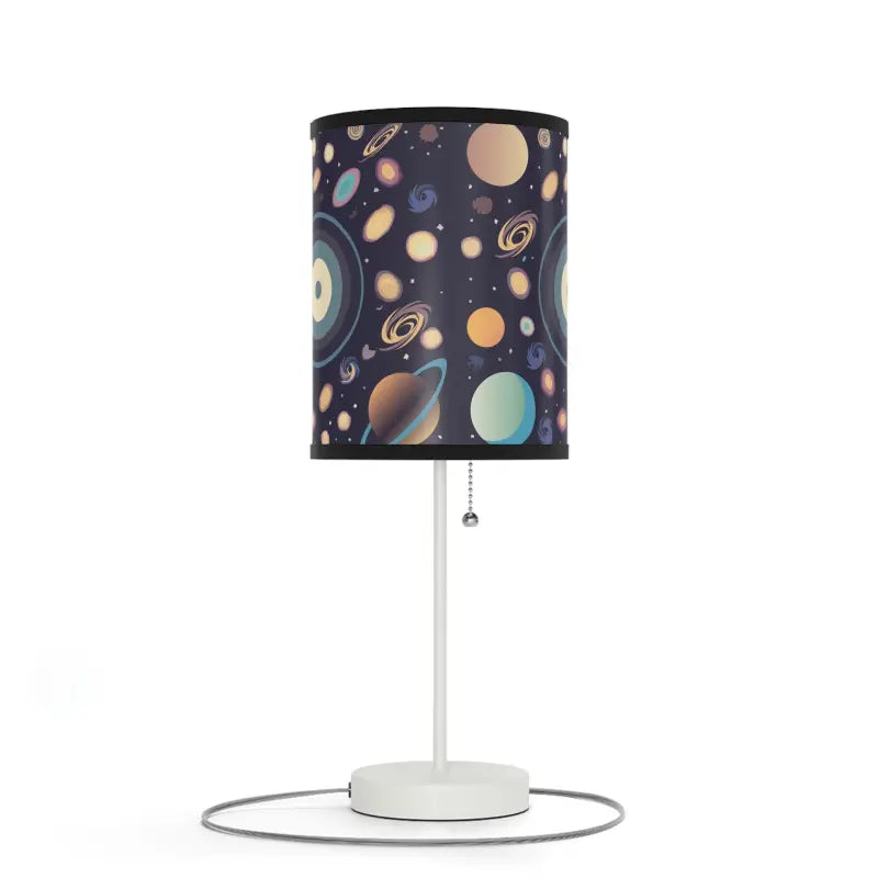 Transform your Room with Galaxy Steel Lamp Base! - Home Decor