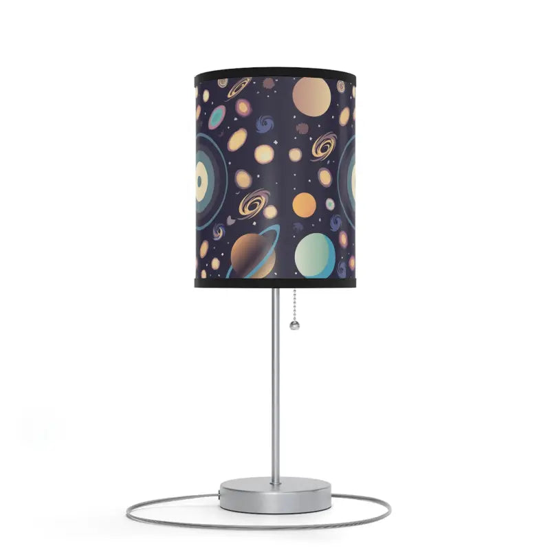 Transform your Room with Galaxy Steel Lamp Base! - Home Decor