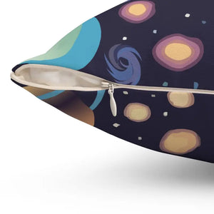 Spun Polyester Square Pillow - Stylish Comfort Decor - Dipaliz - Throw Pillows