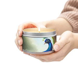 Tin Candles - Vibrant Scents Home Decor - Dipaliz - 8oz / Silver / Vanilla Bean