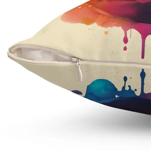 Libra Zodiac Throw Pillow - Spun Polyester Square - Dipaliz - Pillows